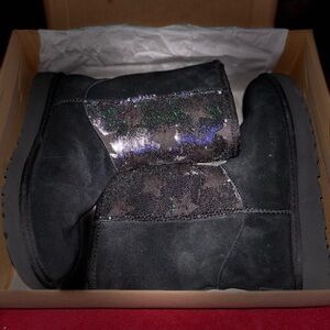Womens Classic Short Sequin Stars Uggs